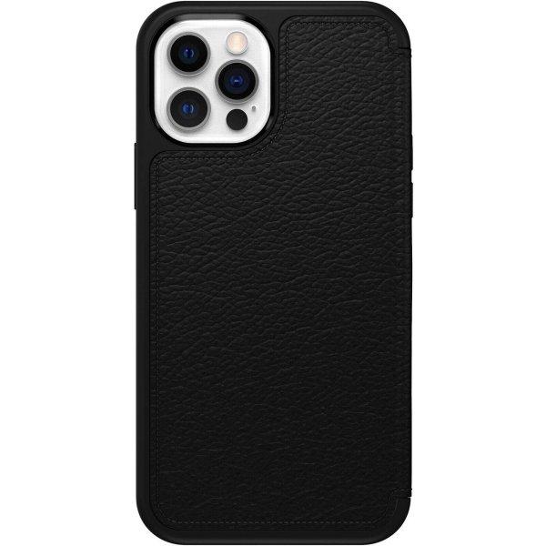 Otterbox Strada Apple iPhone 12/12 Pro Flip Tok - Fekete