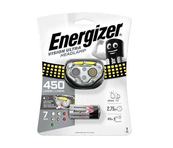 Energizer Vision Ultra Fejlámpa - Fekete/Sárga
