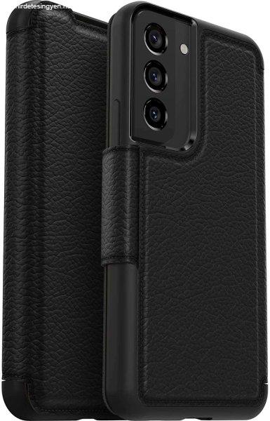 Otterbox Strada Samsung Galaxy S22 Bőr Tok - Fekete