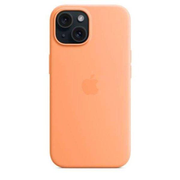 Apple MagSafe-rögzítésű iPhone 15 szilikontok narancssörbet színű
(MT0W3ZM/A) (MT0W3ZM/A)