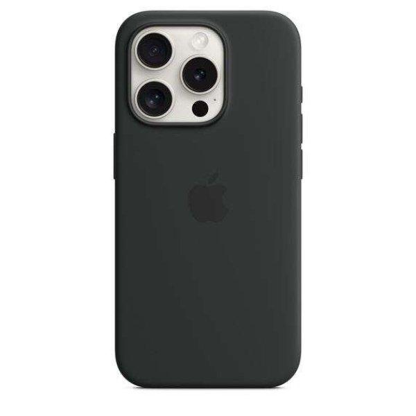 Apple MagSafe-rögzítésű iPhone 15 Pro szilikontok fekete (MT1A3ZM/A)
(MT1A3ZM/A)