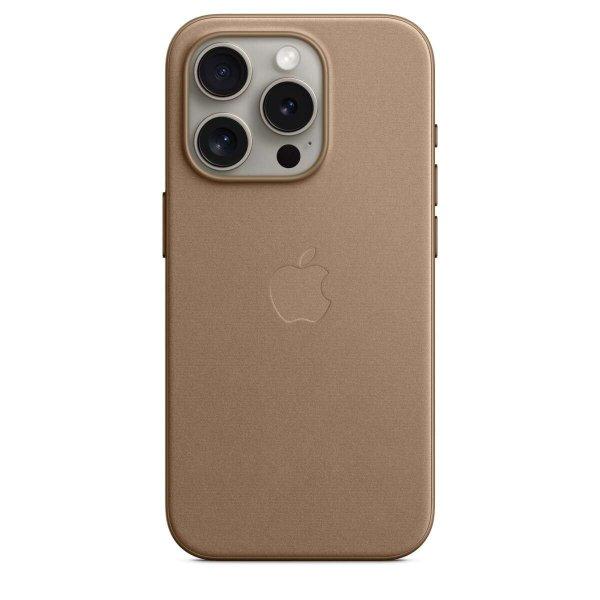 Apple iPhone 15 Pro MagSafe Gyári FineWoven-szövettok - Vadonszürke