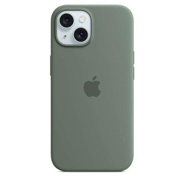 Apple iPhone 15 MagSafe Gyári Szilikon Tok - Ciprus