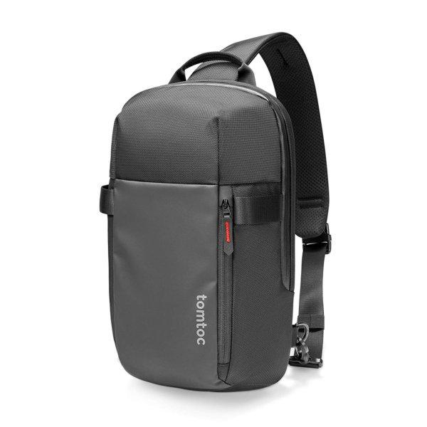 Tomtoc - Laptop Sling Bag (T24M1D1) - több zsebbel, 9l, 14â€ł - Fekete
(KF2313507)