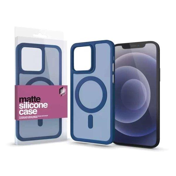 XPRO Matte MagSafe tok - Kék - Iphone 15 Pro készülékhez (129283)