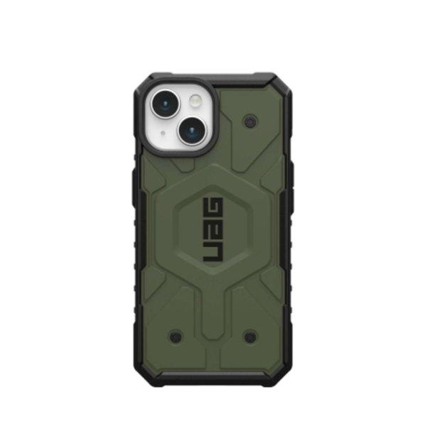 UAG Pathfinder Magsafe védőtok iPhone 15-höz (olíva)