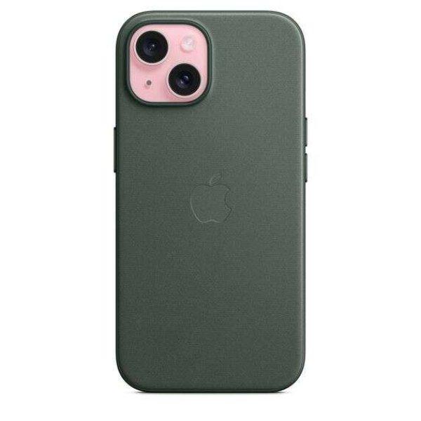 Apple MagSafe-rögzítésű iPhone 15 FineWoven szövettok örökzöld színű
(MT3J3ZM/A) (MT3J3ZM/A)