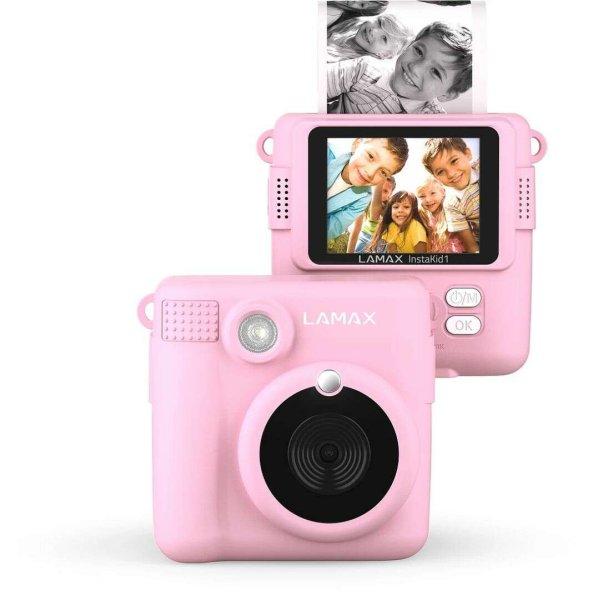 LAMAX InstaKid1 Pink Instant hőpapíros fényképezőgép, rózsaszín
