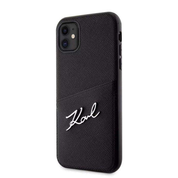 Karl Lagerfeld Apple iPhone 11 tok fekete (KLHCN61SAPKSK) (KLHCN61SAPKSK)