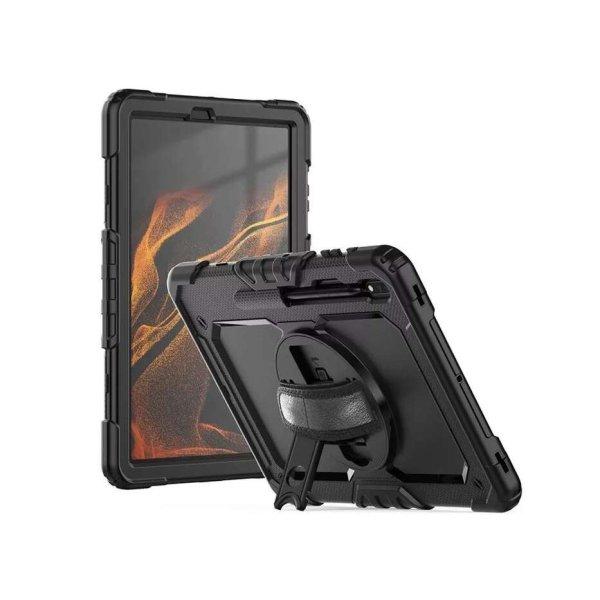 Tech-Protect Samsung SM-T970/T976 Galaxy Tab S7+ / SM-X800/X806 Tab S8+ 
ütésálló tok fekete (FN0455) (FN0455)