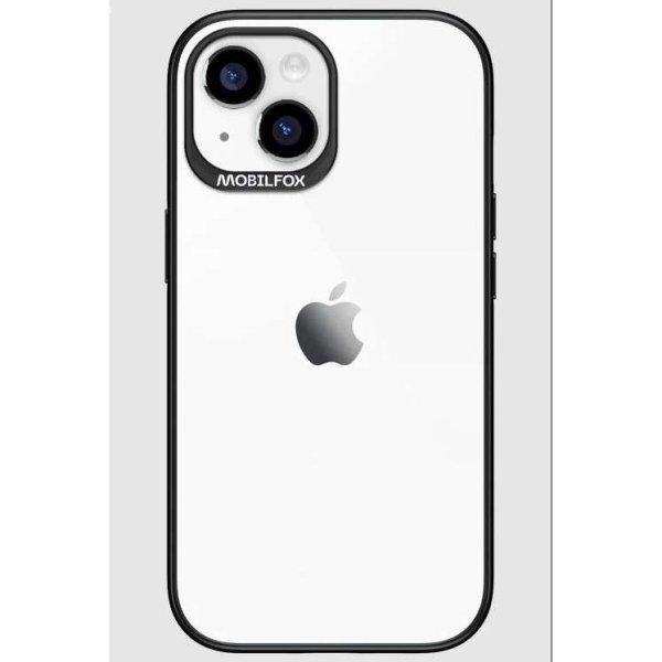 Mobilfox iPhone 15 full-shock 3.0 tok Nude Black (5996647011972) (5996647011972)