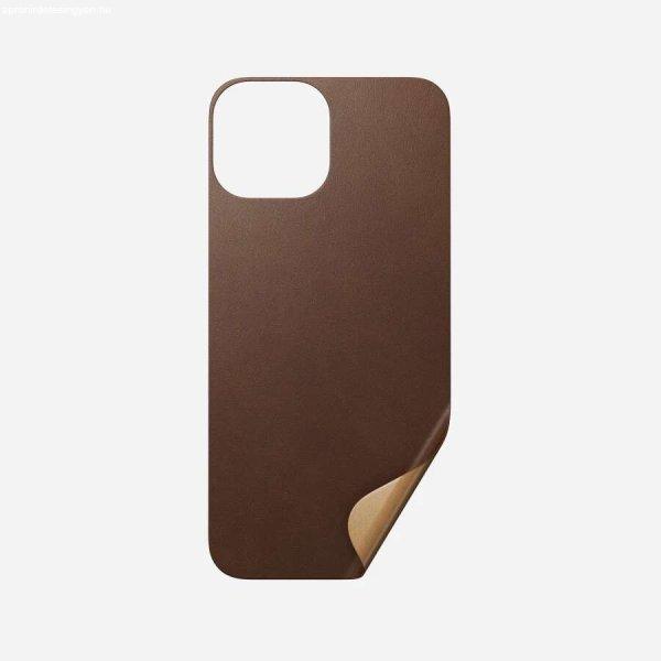 Nomad Leather Skin Apple iPhone 13 Mini Tok - Rusztikus Barna (NM01158585)