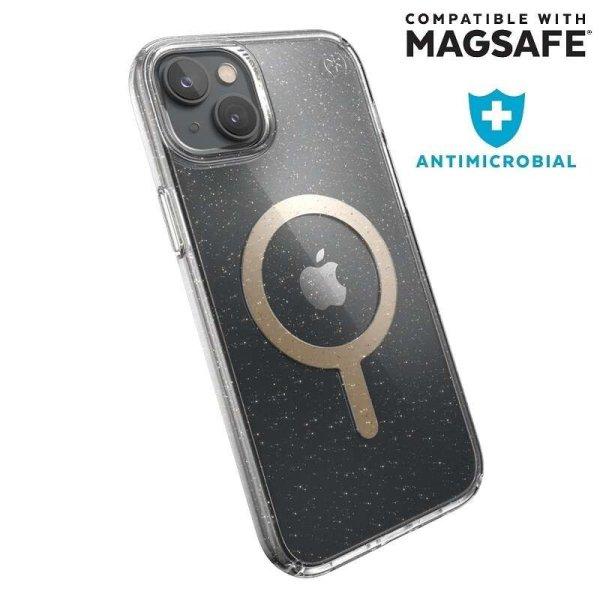 Speck Presidio Perfect-Clear Glitter MagSafe Apple iPhone 14 Plus Szilikon Tok -
Átlátszó (150121-9221)