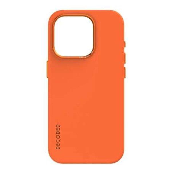 Decoded szilikon MagSafe tok iPhone 15 Pro Max - narancssárga