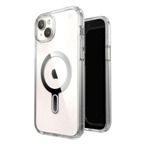 Speck Presidio Perfect-Clear ClickLock MagSafe Apple iPhone 15 Plus
(Clear/Chrome Finish/Serene Silver)