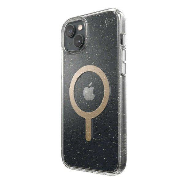 Speck Presidio Perfect-Clear Glitter MagSafe MICROBAN Apple iPhone 14 Plus
(Clear / Gold Glitter)