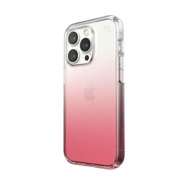 Speck Presidio Perfect-Clear Ombre MICROBAN Apple iPhone 14 Pro (Clear / Vintage
Rose Fade)