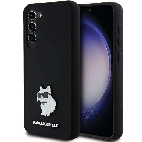 Karl Lagerfeld KLHCS23MSMHCNPK Samsung Galaxy S23+ Plus hardcase Silicone
Choupette Metal Pin black