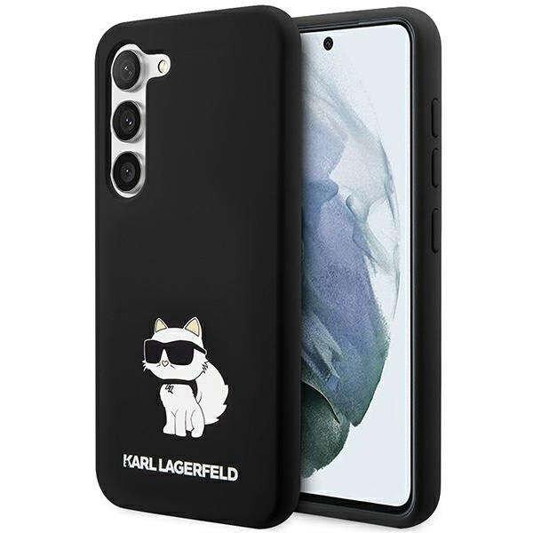 Karl Lagerfeld KLHCS24SSNCHBCK Samsung Galaxy S24 hardcase Silicone Choupette
black