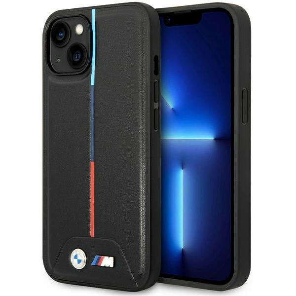 BMW BMHCP15S22PVTK Apple iPhone 15 / 14 / 13 hardcase M Quilted Tricolor black