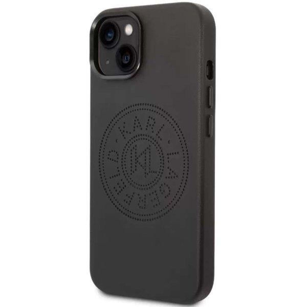Apple iPhone 14 Plus, Műanyag hátlap védőtok + szilikon keret, bőrhatású
hátlap, Karl Lagerfeld logo minta, Karl Lagerfeld Leather Perforated Logo,
fekete (1267020000000)