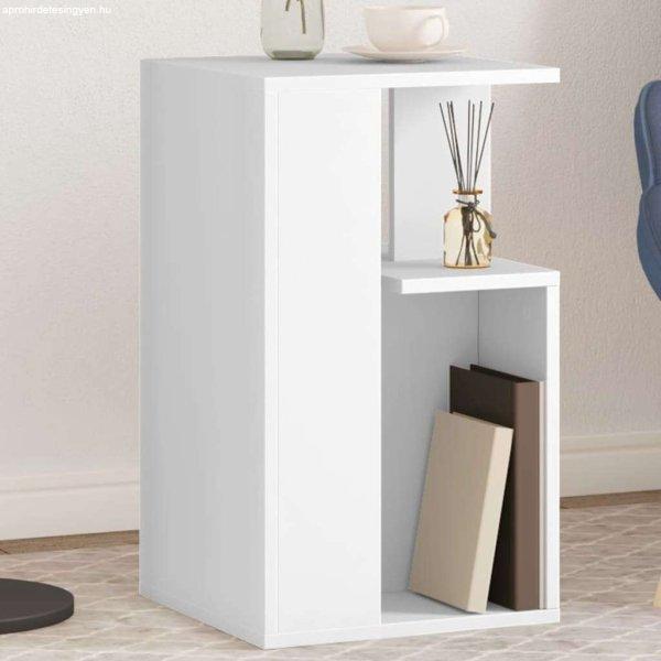 vidaXL fehér forgácslap kisasztal 35 x 35 x 60 cm