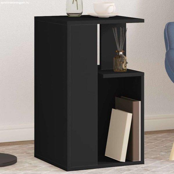 vidaXL fekete színű szerelt fa kisasztal 35 x 35 x 60 cm