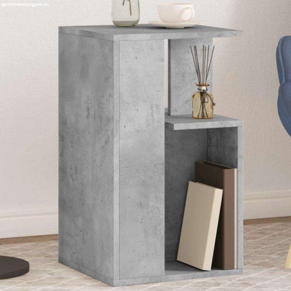 vidaXL betonszürke forgácslap kisasztal 35 x 35 x 60 cm