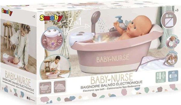 Smoby Baby Nurse elektronikus babakád folyóvízzel játékbabáknak