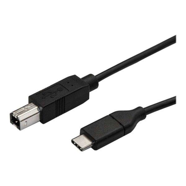 StarTech.com USB2CB3M USB kábel 3 M USB 2.0 USB C USB B Fekete (USB2CB3M)