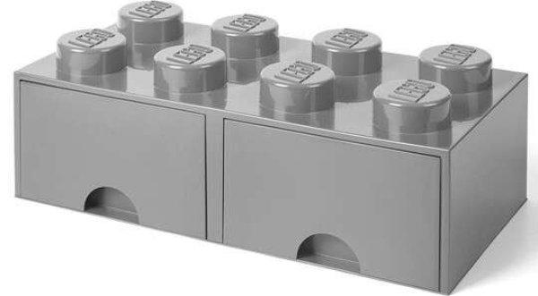 Lego 40061740 Fiókos tárolódoboz (4x2) - Szürke