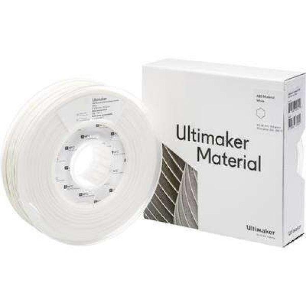 Ultimaker ABS - M2560 White 750 - 206127 3D nyomtatószál ABS műanyag 2.85 mm
Fehér 750 g