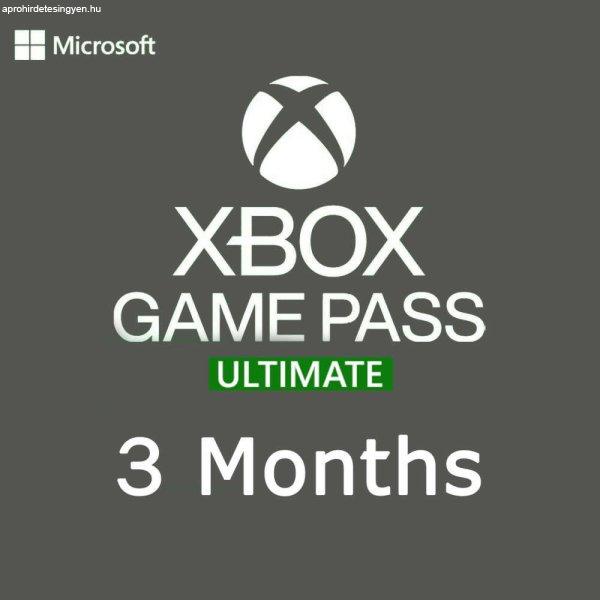 Xbox Game Pass Ultimate - 3 hónap (Digitális kulcs - Xbox 360 / Xbox One /
Xbox Series X/S / PC)