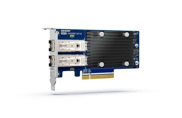 Qnap QXG-10G2SF-X710 NAS PCIe hálózati bővítő kártya