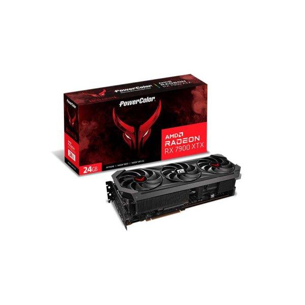 PowerColor Radeon RX 7900 XTX 24GB GDDR6 Red Devil Videókártya + Generatív
cserélhető hátlap (RX7900XTX 24G-E/OC-SBP-790002)