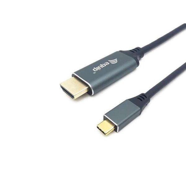 Equip 133417 video átalakító kábel 3 M USB C-típus HDMI A-típus (Standard)
Szürke, Fekete (Equip133417)