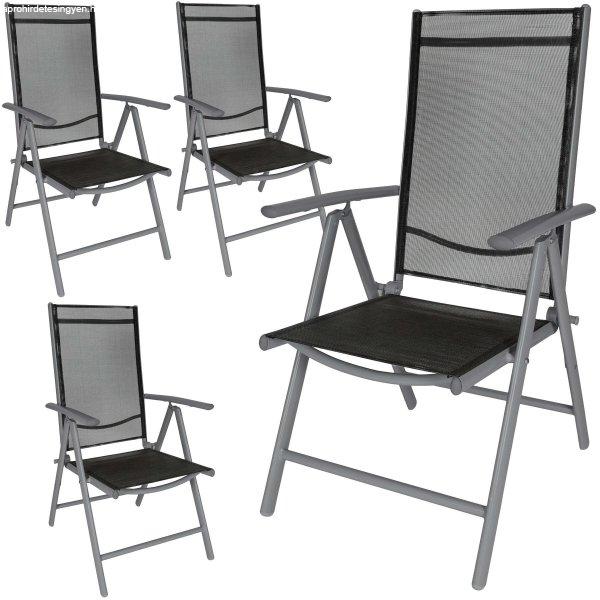 4 alumínium kerti összecsukható  szék