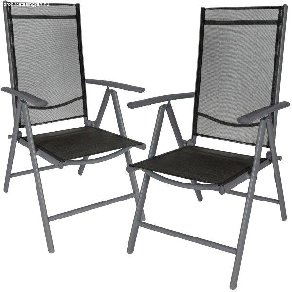 2 alumínium kerti összecsukható szék