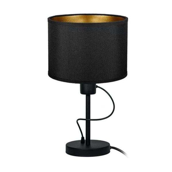 Adviti Kylo 1P AD-LD-6456BE27T Asztali lámpa, E27, 1 x 60W, fekete/arany