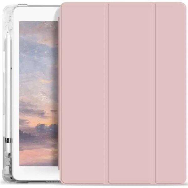 Apple iPad 9.7 (2017 / 2018), mappa tok, Apple Pencil tartóval, átlátszó
szilikon hátlap, Smart Case, Xprotector Smart Book Flip, rózsaszín
(1211430000006)