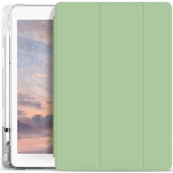 Apple iPad 10.9 (2022), mappa tok, Apple Pencil tartóval, átlátszó szilikon
hátlap, Smart Case, Xprotector Smart Book Flip, világoszöld (1277150000009)
