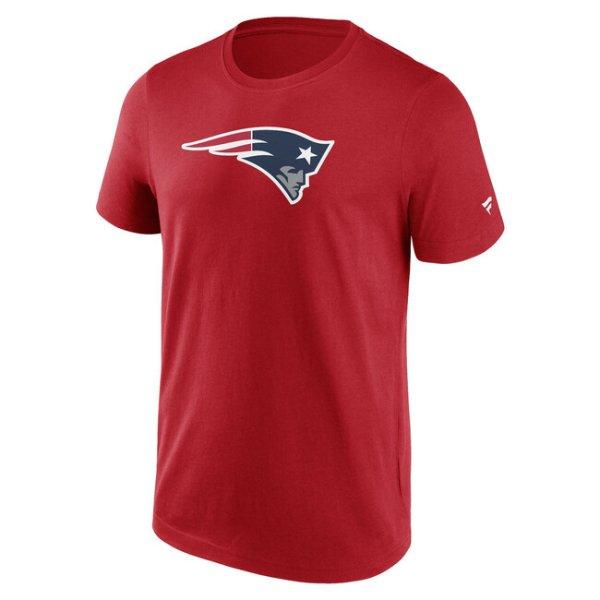 Fanatics Primary Logo Graphic Tee New England Patriots athletic red