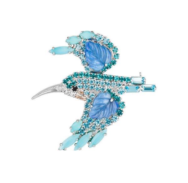 Preciosa Csillogó bross Jégmadár Kingfisher Candy 2366 70