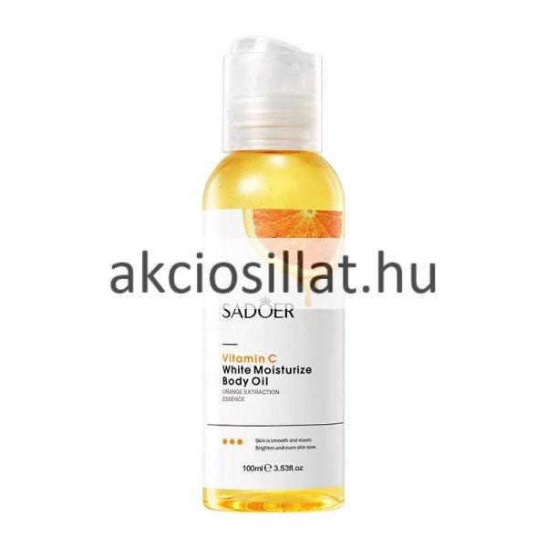 Sadoer Vitamin C White Moisturize Body Oil C-Vitaminos Test olaj 100ml
