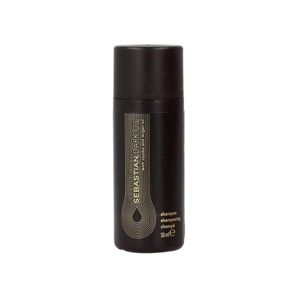 Sebastian Professional Tápláló sampon a ragyogó és
lágy haj érdekében Dark Oil (Lightweight Shampoo) 50 ml