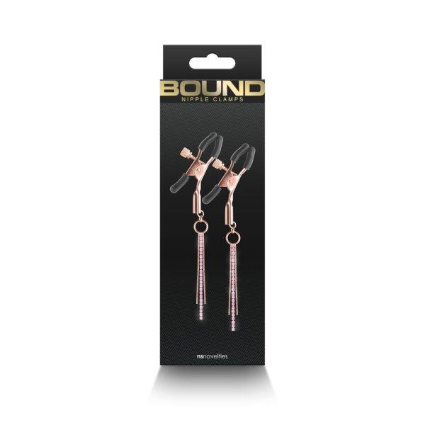  Bound - Nipple Clamps - D3 - Rose Gold 