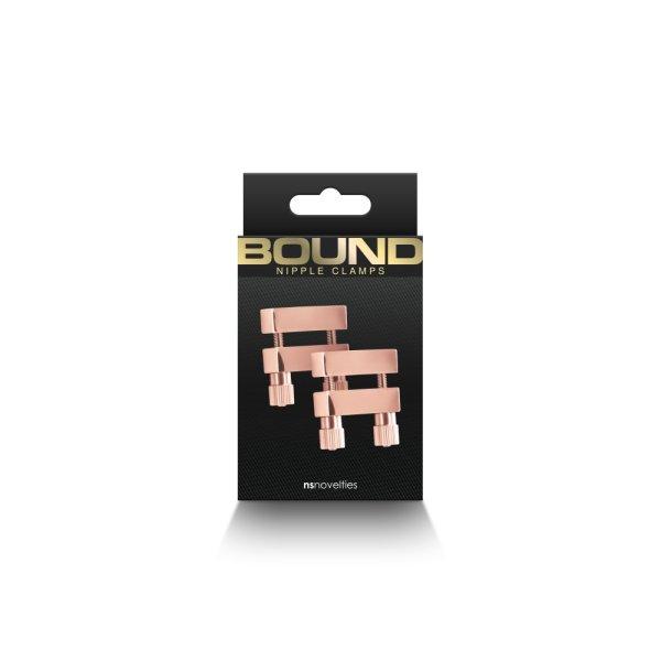  Bound - Nipple Clamps - V1 - Rose Gold 