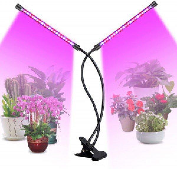 Kétágú növénynevelő LED lámpa