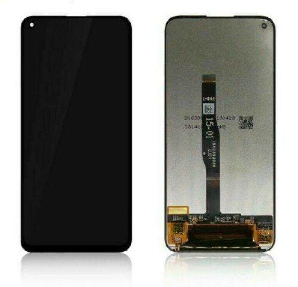 Huawei P40 Lite fekete LCD kijelző érintővel