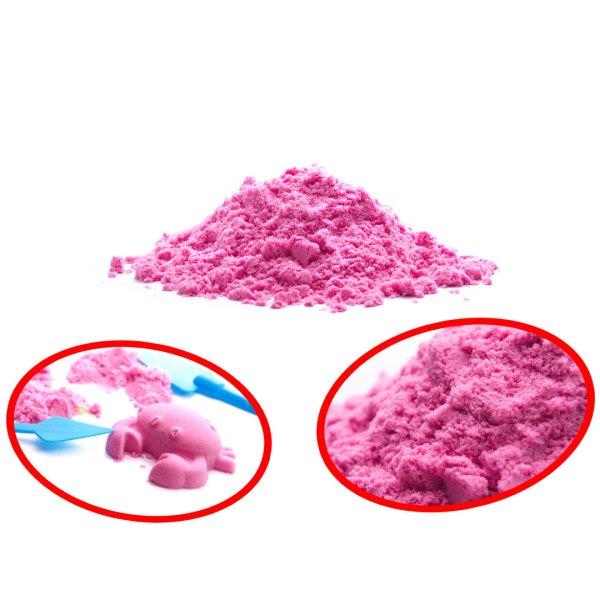 Kinetikus homok rózsaszín színben - 1 kg